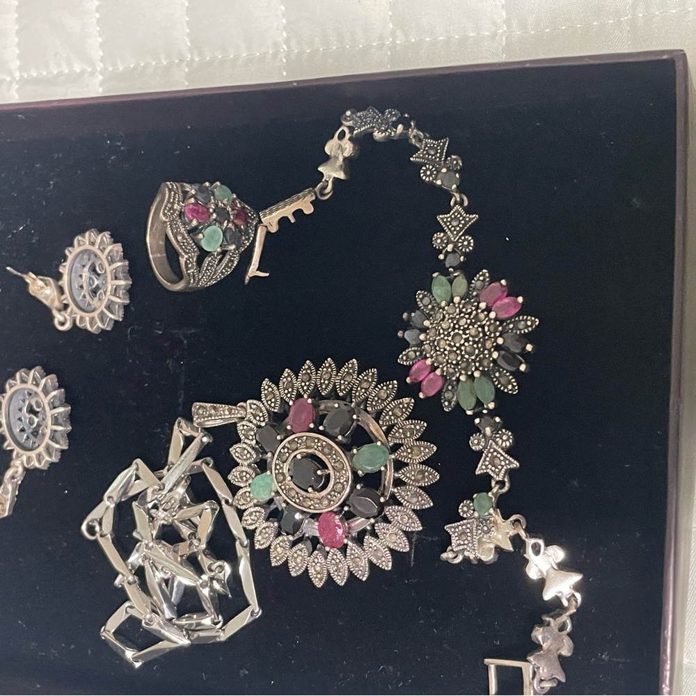 Vintage 925 Jewelry Set - Picture 15 of 16